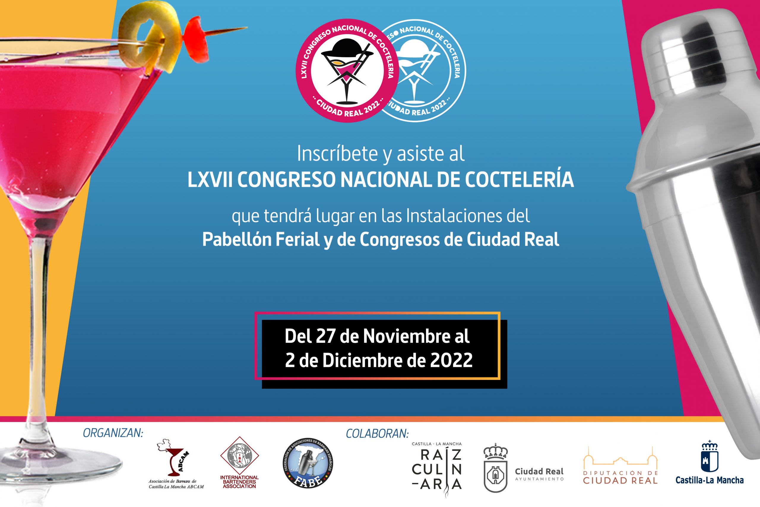 <strong>Inscríbete y asiste al LXVII Congreso Nacional de Coctelería</strong>.